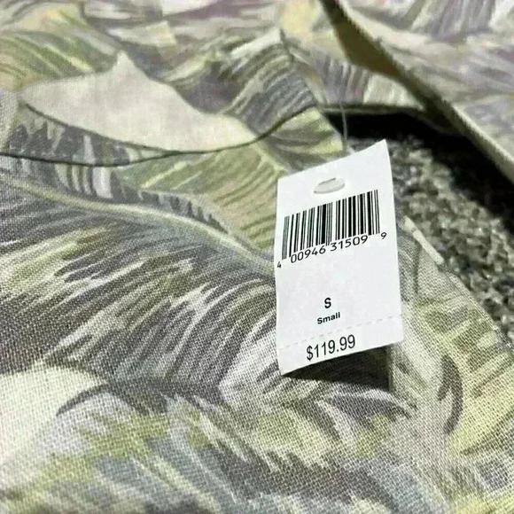 Walt Disney World Spirit Jersey Shirt Jacket Tropical Palm Button Down Linen S - Picture 5 of 12